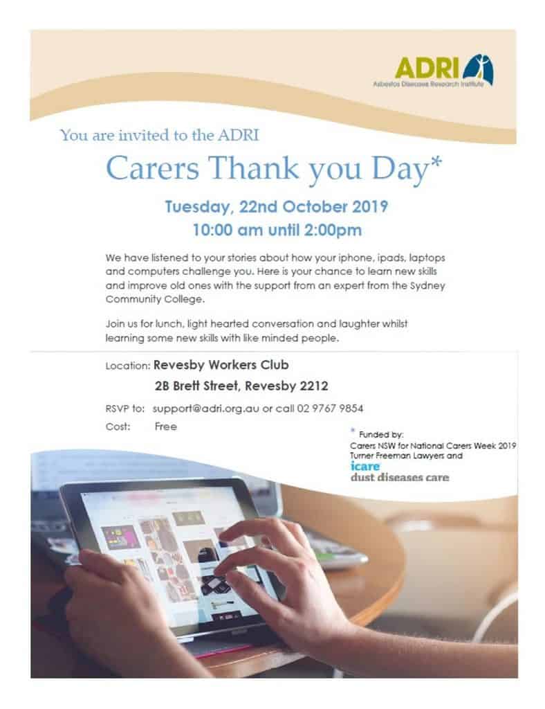 Carers Thank you Day 2019