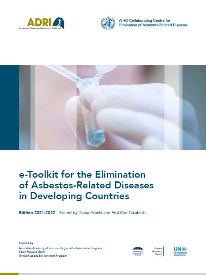 eToolkit For The Elimination Of Asbestos-Related Diseases 2021-22 cover